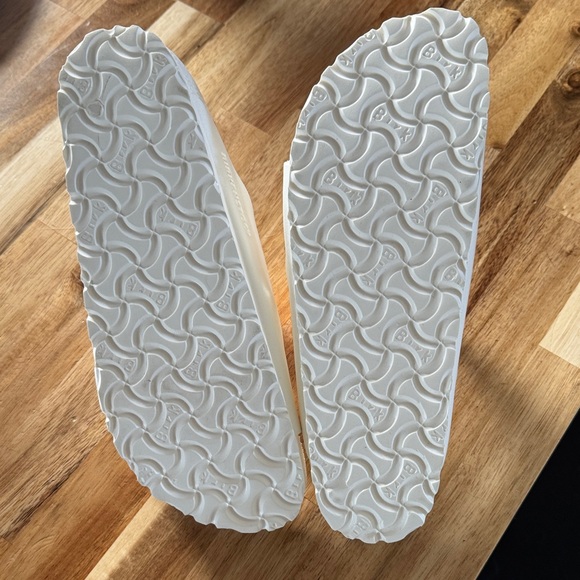 Birkenstock Classic White Slides - Picture 6 of 9